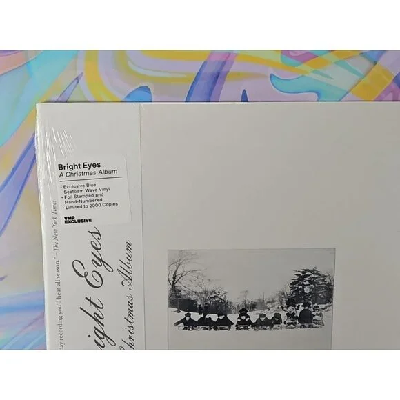 Bright Eyes - A Christmas Album (Record) New, Blue Seafoam White, Numbered